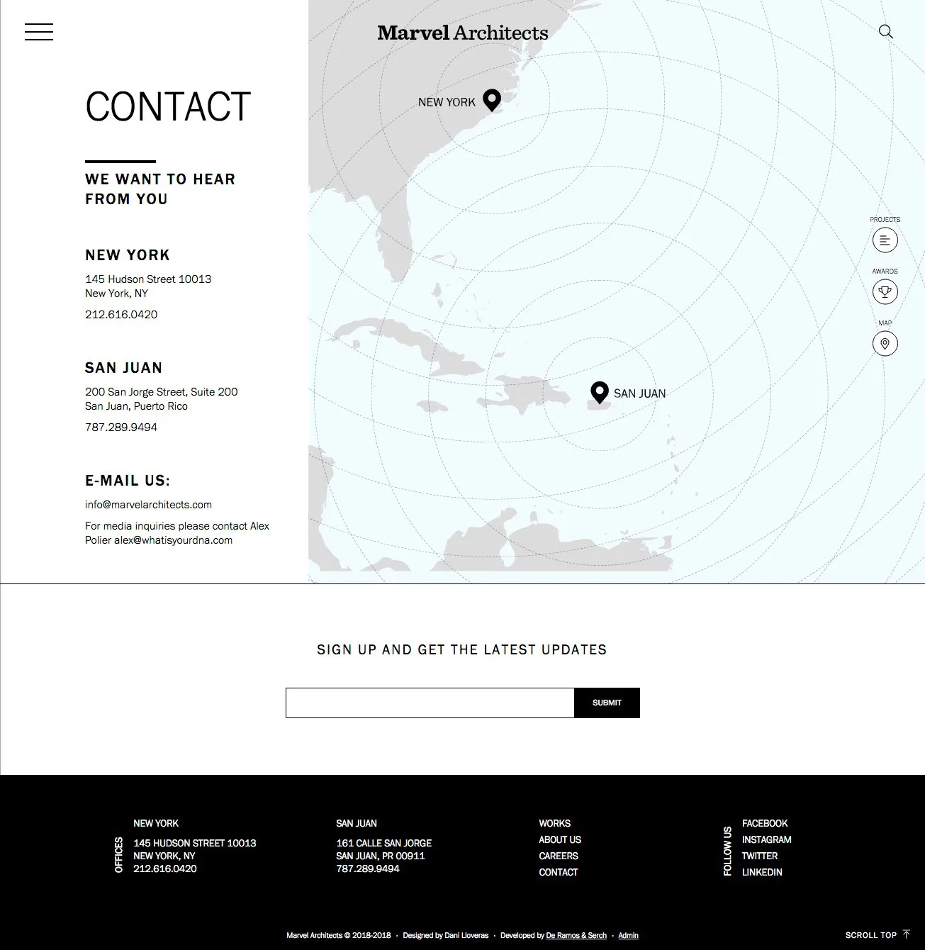 Marvel Architects - Intranet a medida para empresa de arquitectura