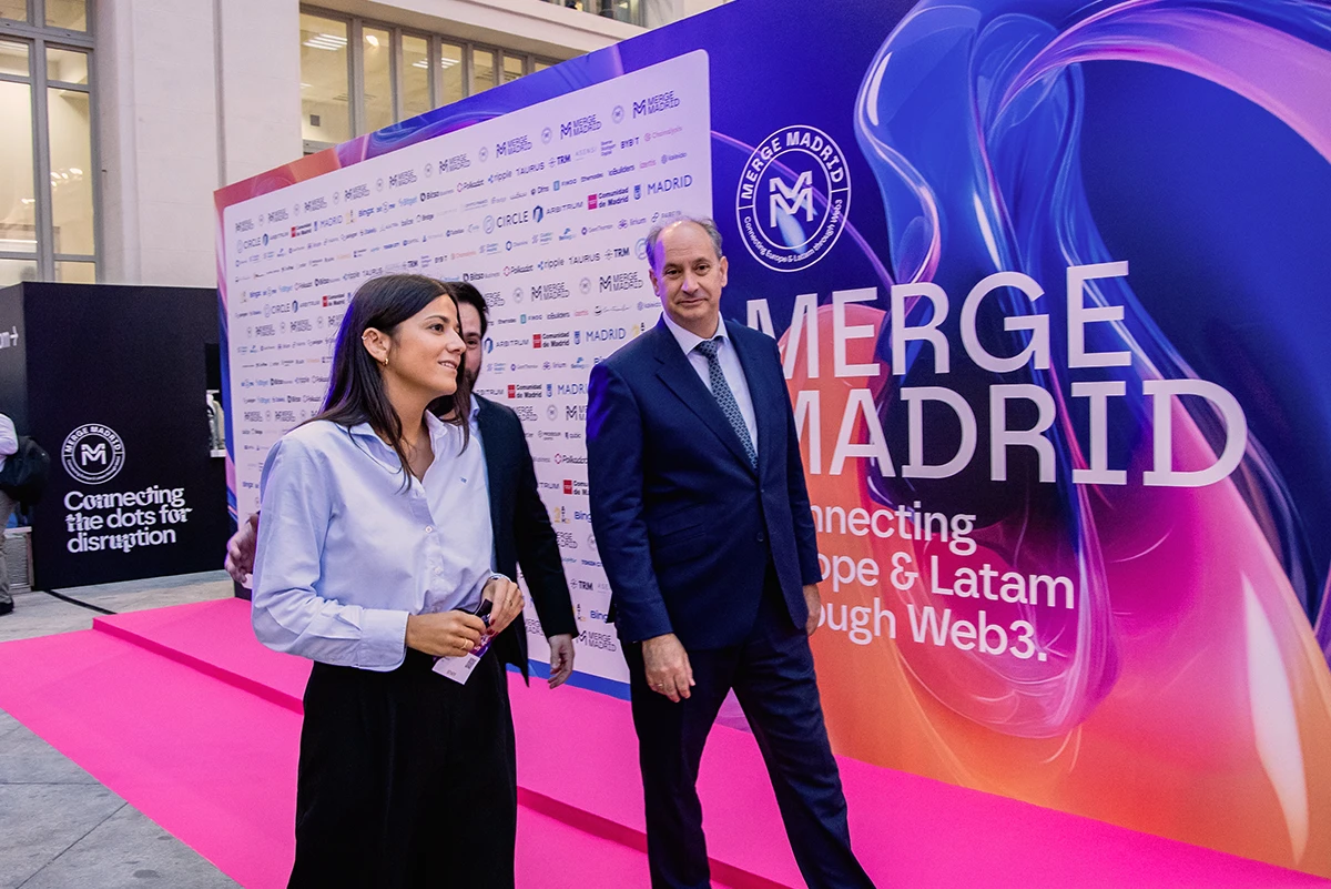 Merge Madrid - Branding para convención de Web3 y Blockchain