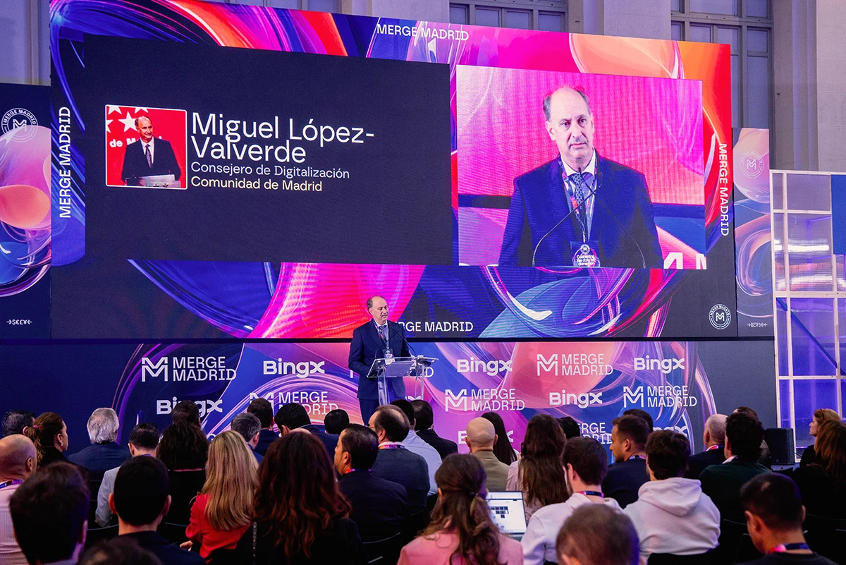 Merge Madrid - Branding para convención de Web3 y Blockchain