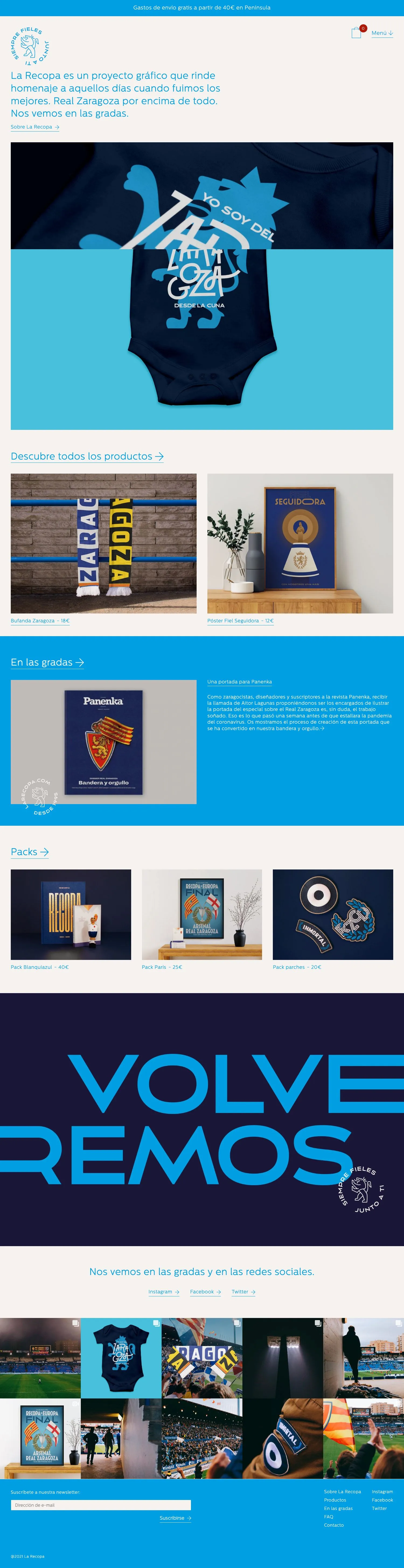 La Recopa - Tienda Online sobre Shopify a medida.